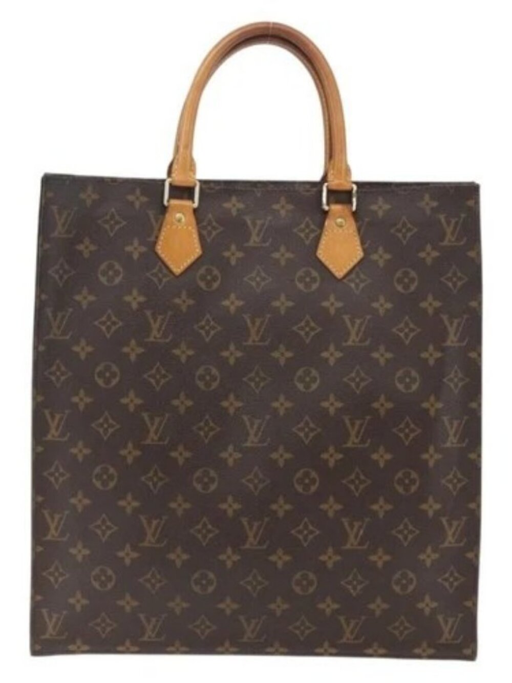 LOUIS VUITTON Monogram Sac Plat Hand Bag - Picture 12 of 16